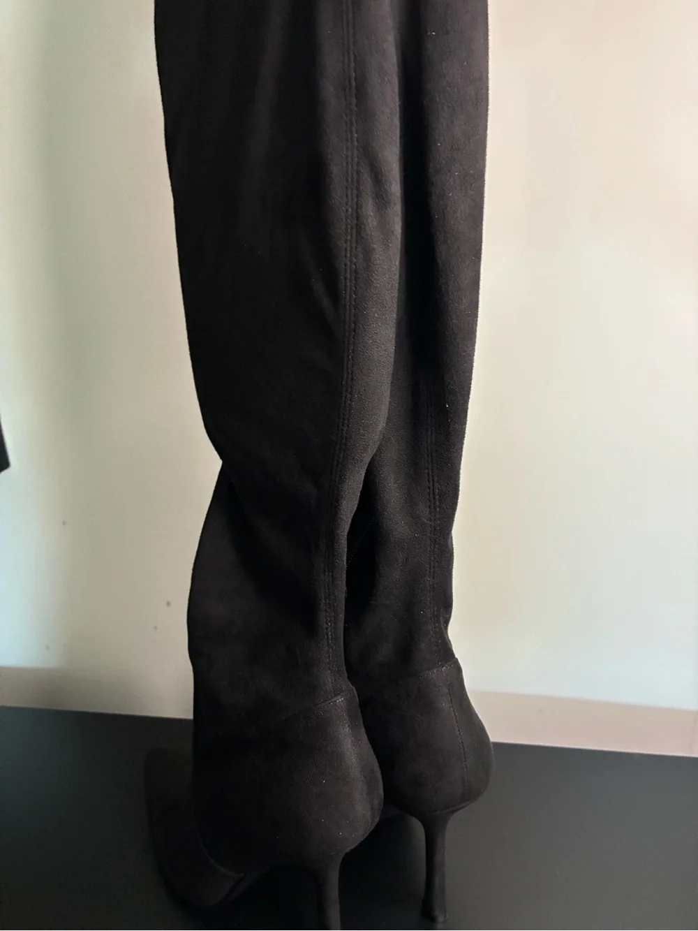 Steve Madden Black Over-the-Knee Boots